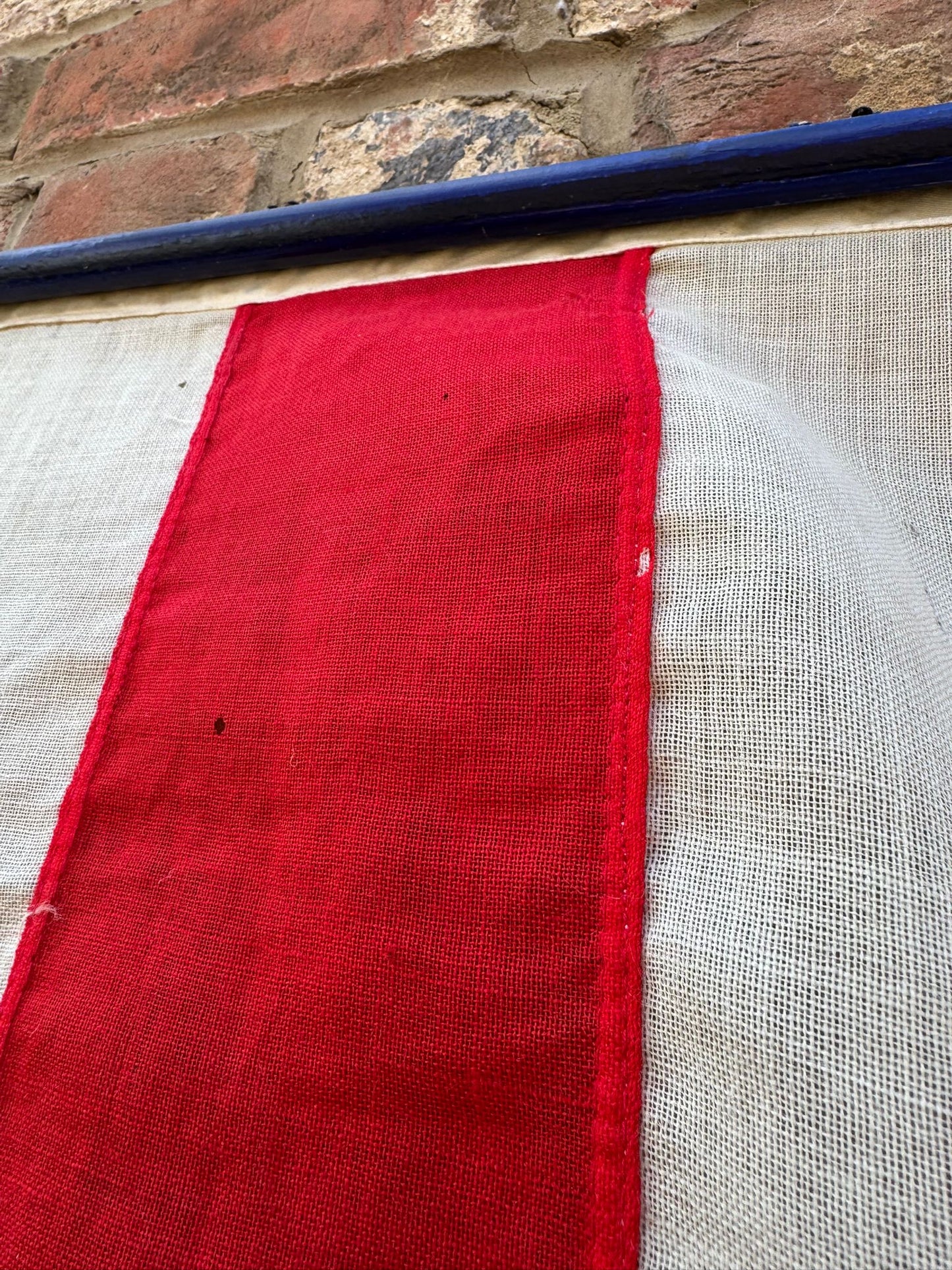 Vintage East Anglia Banner Flag – Hand-Sewn Heraldic Three Crowns – Collectible