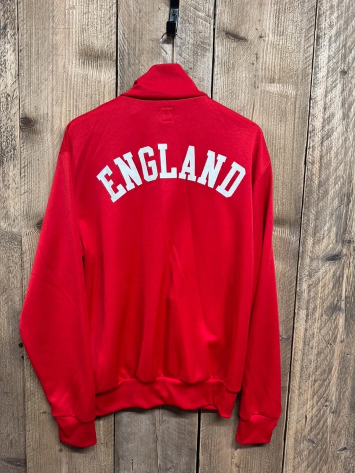 Vintage Adidas Originals England Track Jacket Red XL