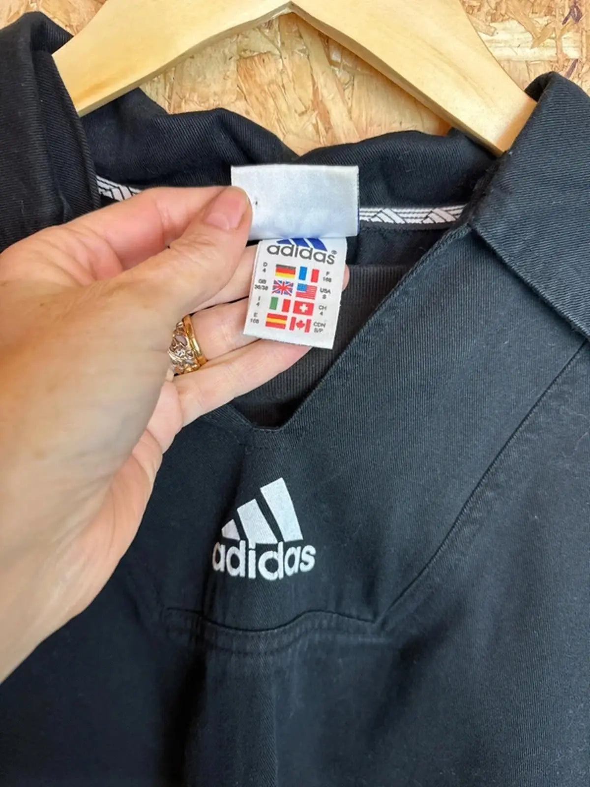 Vintage Adidas Drill Top, Sweater Tracksuit Jumper, mens womens Small #204 RUSTIC WAREHOUSE NORFOLK