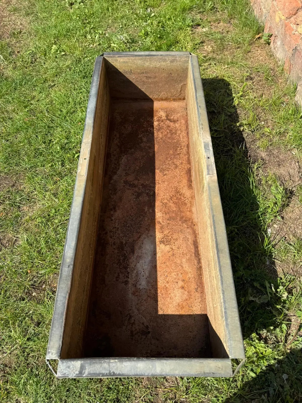 Reclaimed Galvanised Trough Large Planter / Raised Flower Bed Plant Tree Pot EB RUSTIC WAREHOUSE NORFOLK