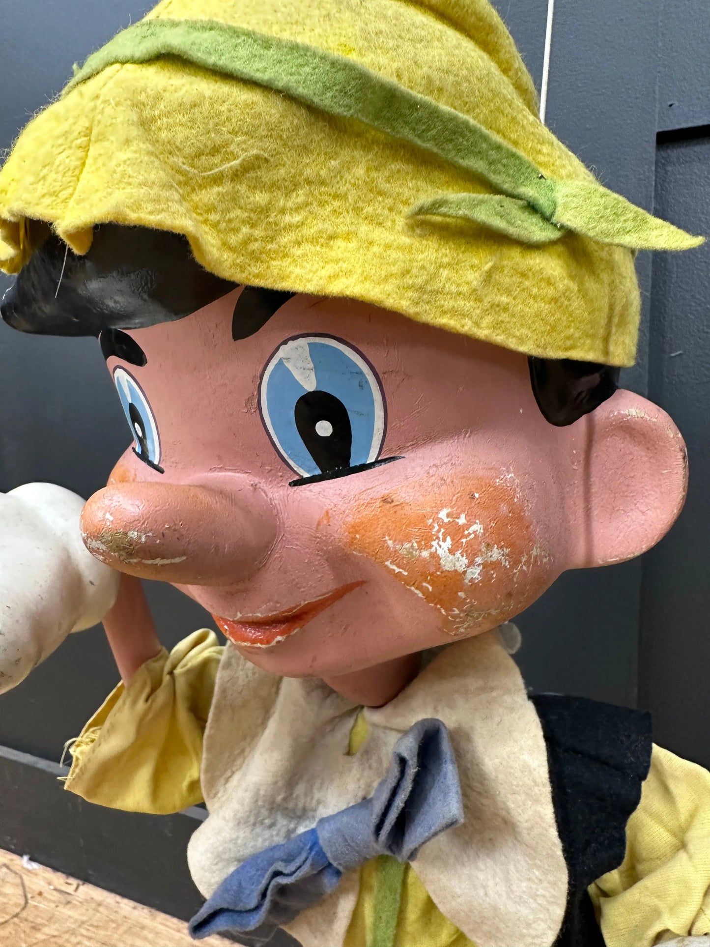 Vintage Pelham Marionette Puppet / Pinocchio Puppet/ Collectible Rare RUSTIC WAREHOUSE NORFOLK
