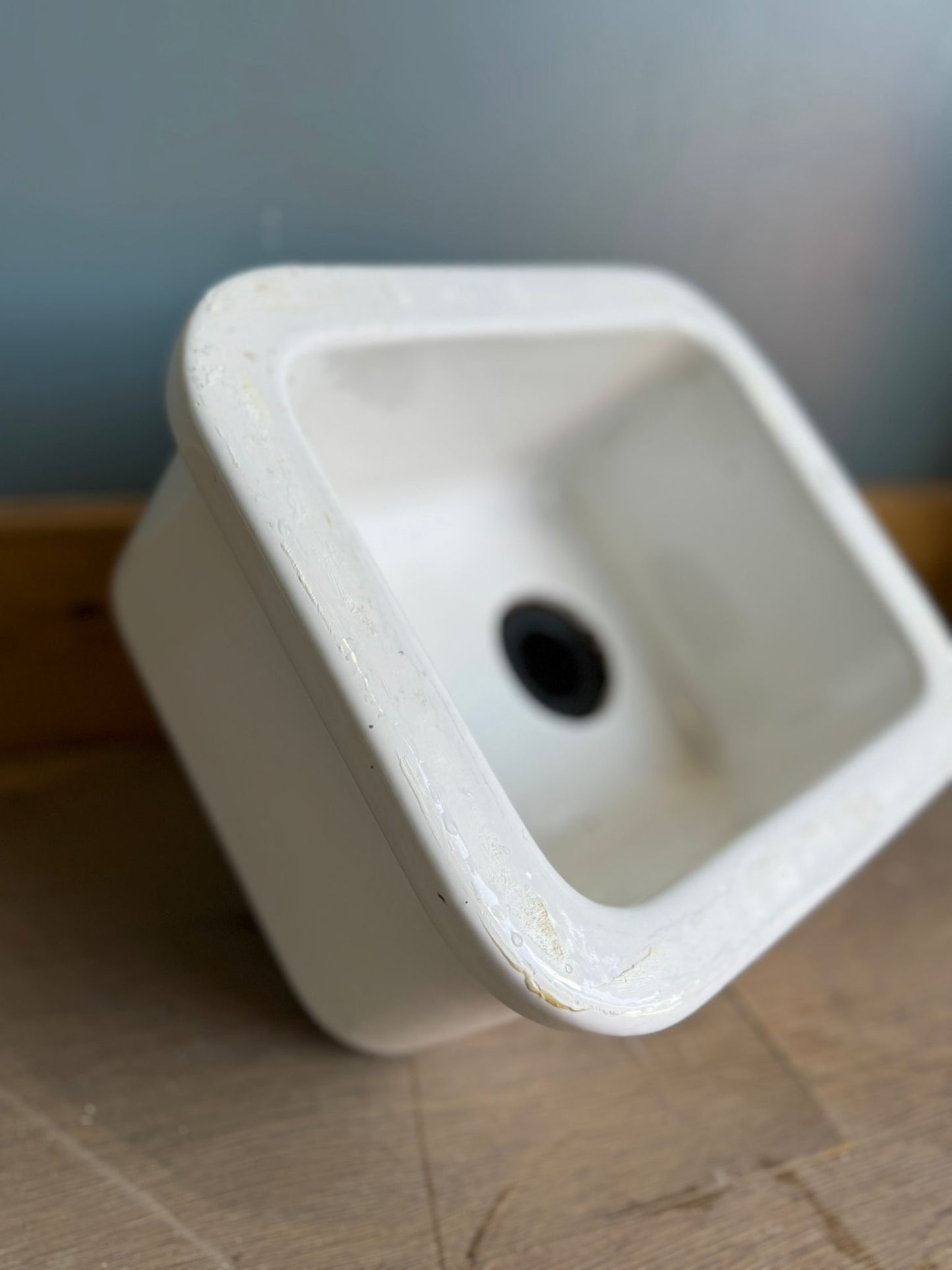 Vintage Twyfords Rectangular Sink – Reclaimed Ceramic Basin 34cm Utility/Lab