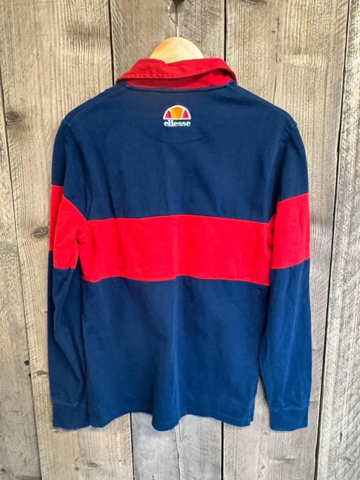Vintage 1990s Ellesse Rugby Top Jumper Sweatshirt medium #303 ellesse