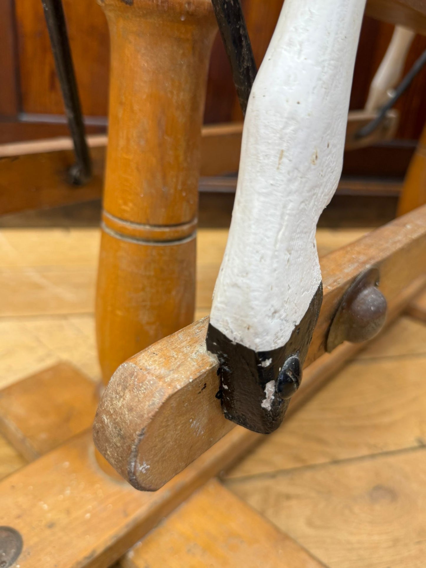Antique G&J Lines ‘Sportiboy’ Rocking Horse c.1910 – Original Stand, Collectible