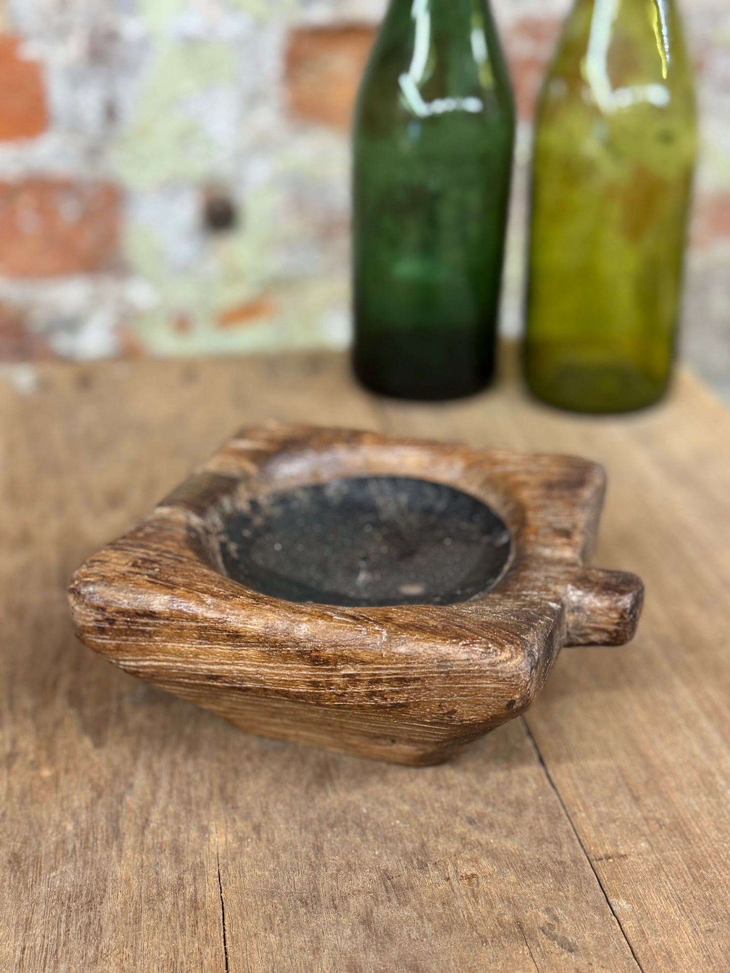 Rustic Wooden Candle Holder / Church Candle Stand / Reclaimed Farmhouse Decor MM