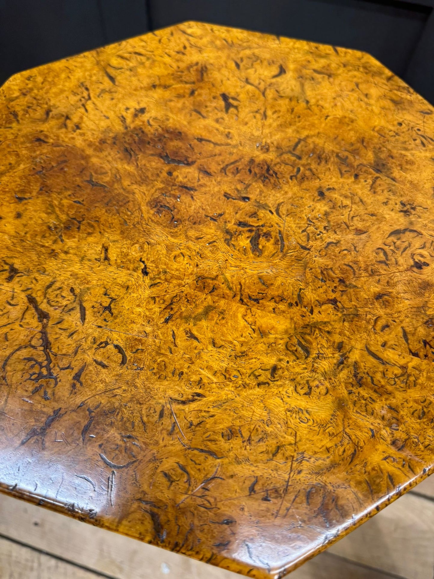 Trio of Vintage Burr Oak Wine Tables English Oak Side Lamp Tables Stunning!