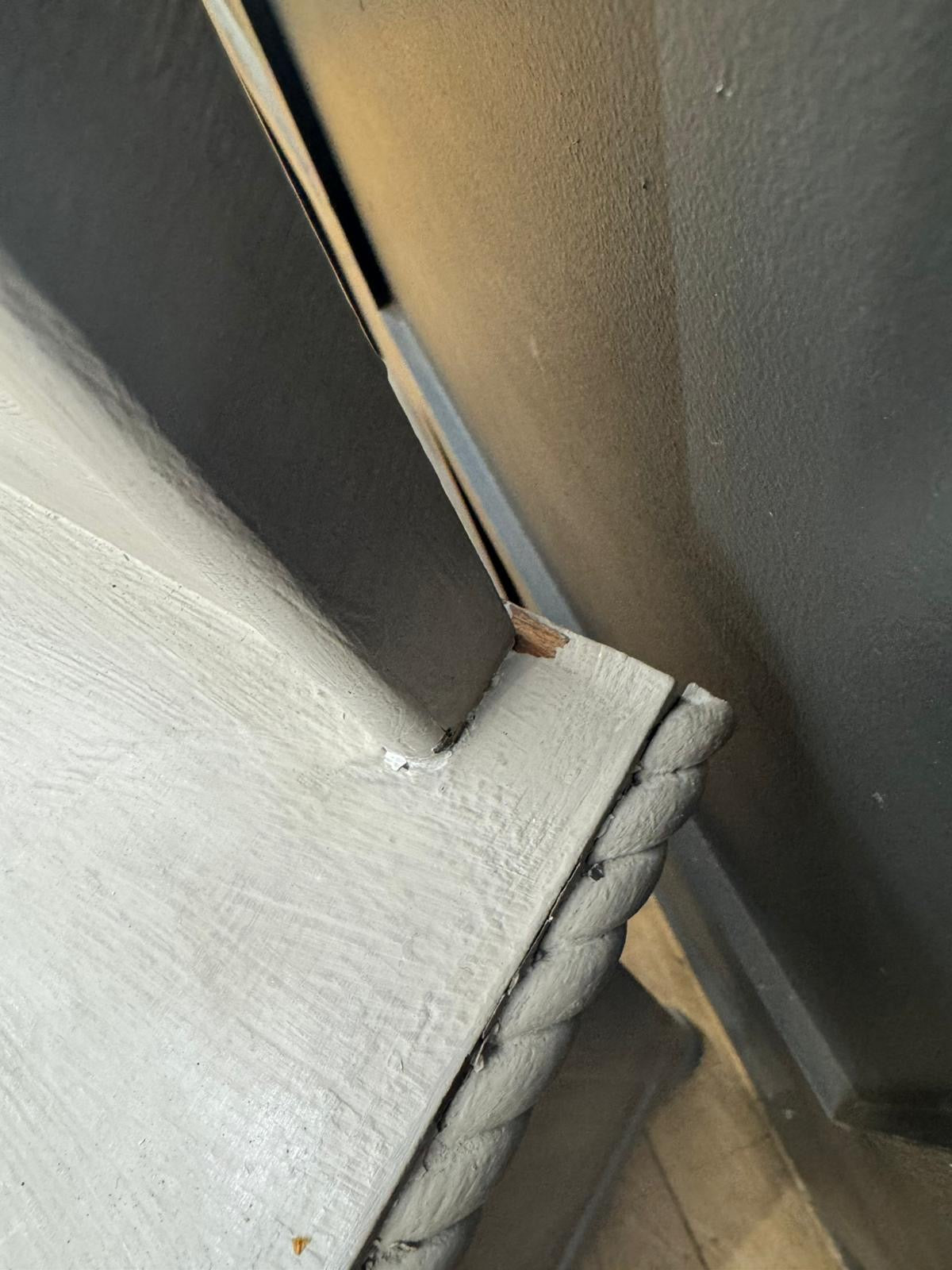 Large Painted Sideboard Cupboard with Drawers – Grey Storage Unit / TV Cabinet