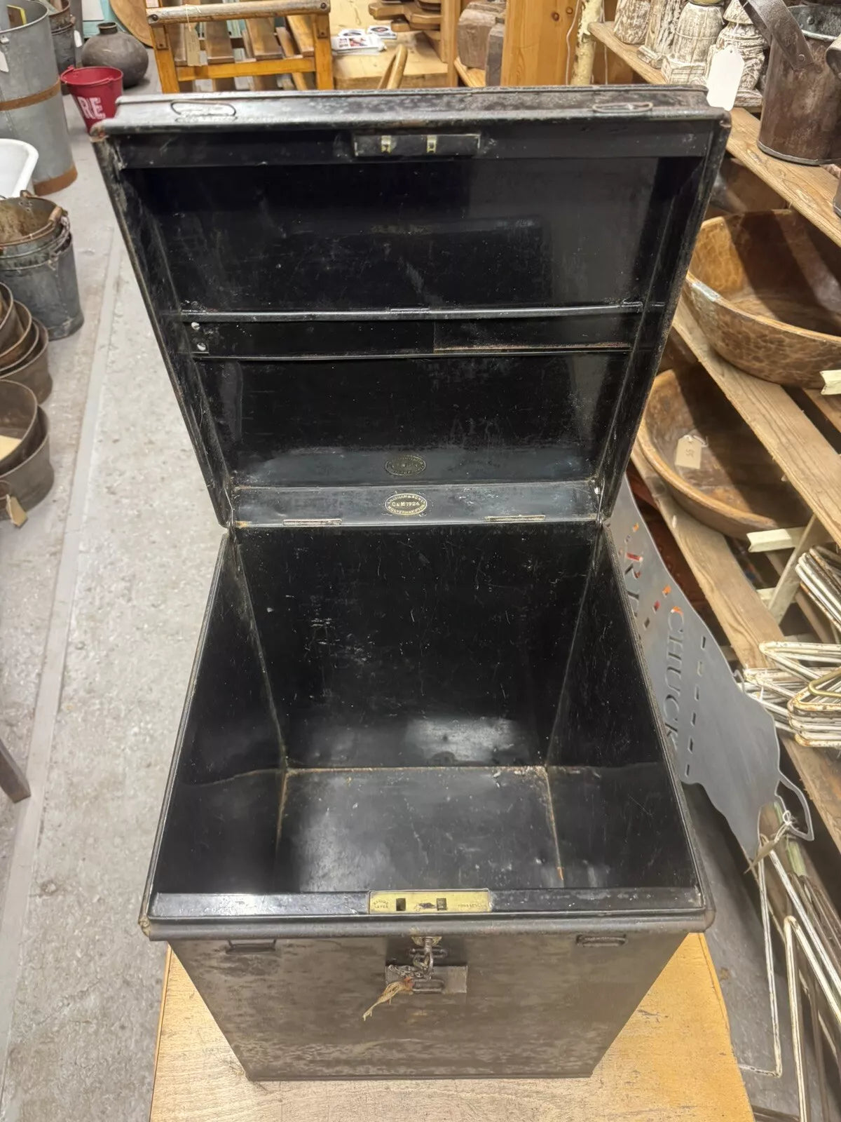 Vintage King George Ballot Box Government Voting Box
