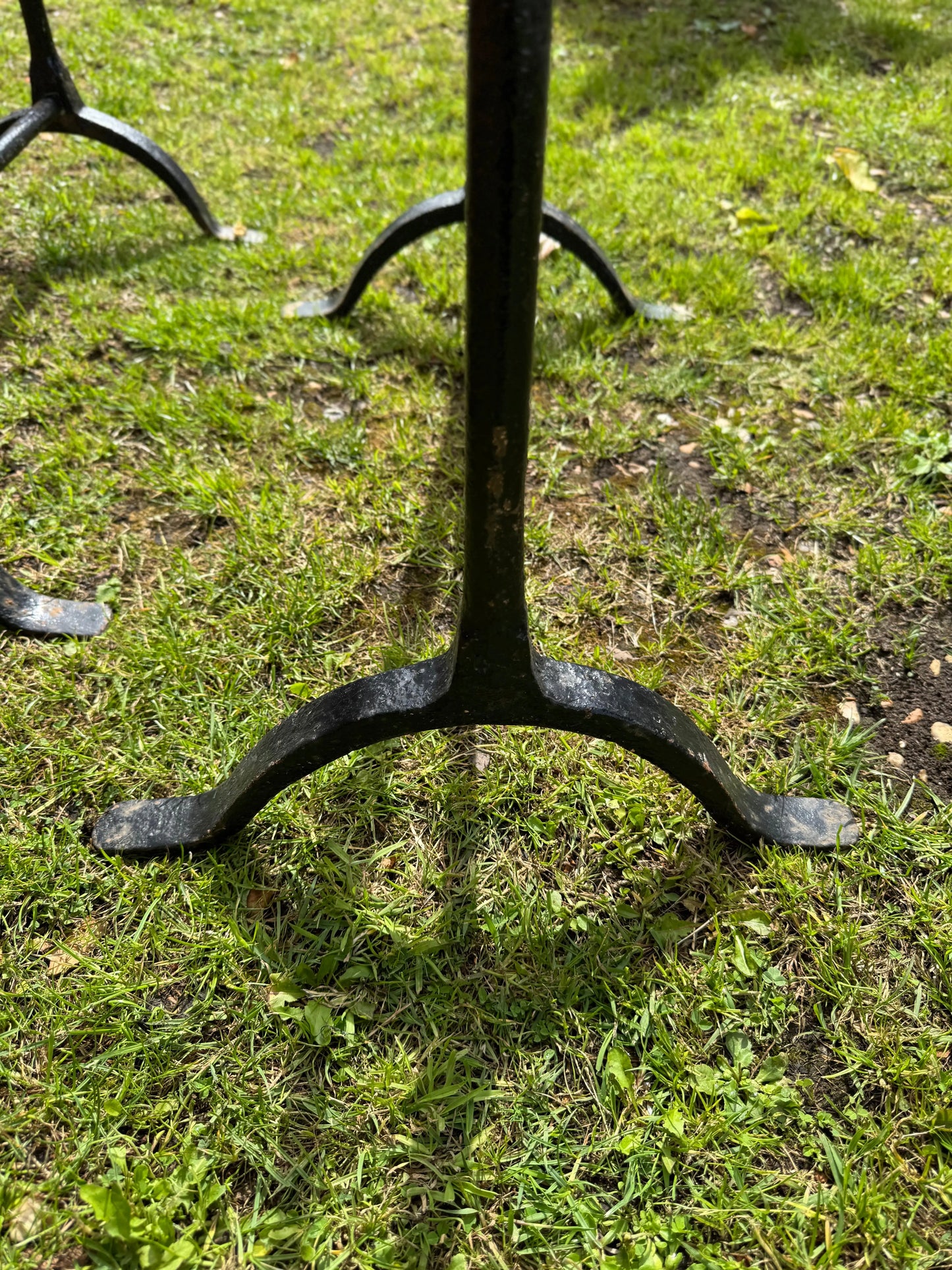 Pair Antique Cast Iron Trestle Table Bases Industrial Garden Table Legs RUSTIC WAREHOUSE NORFOLK