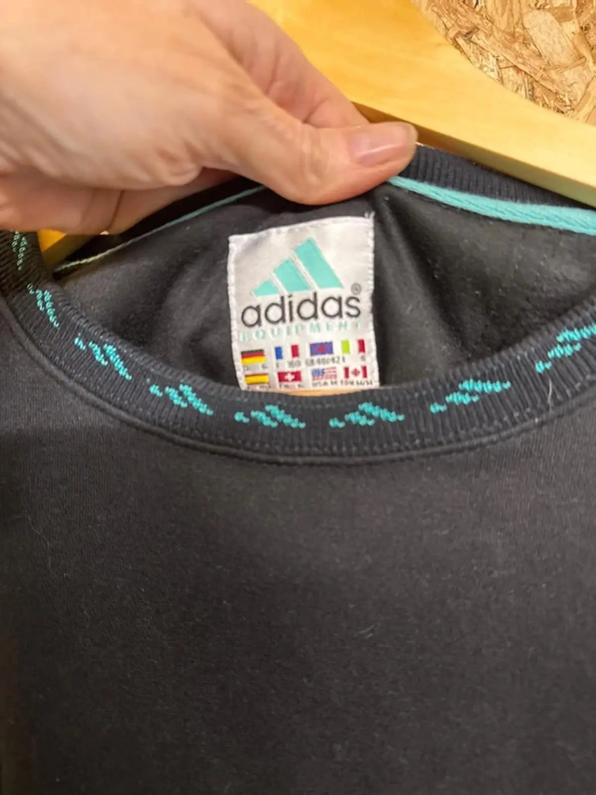 Vintage original 1990’s Adidas equipment jumper ,sweatshirt , unisex medium #188 RUSTIC WAREHOUSE NORFOLK