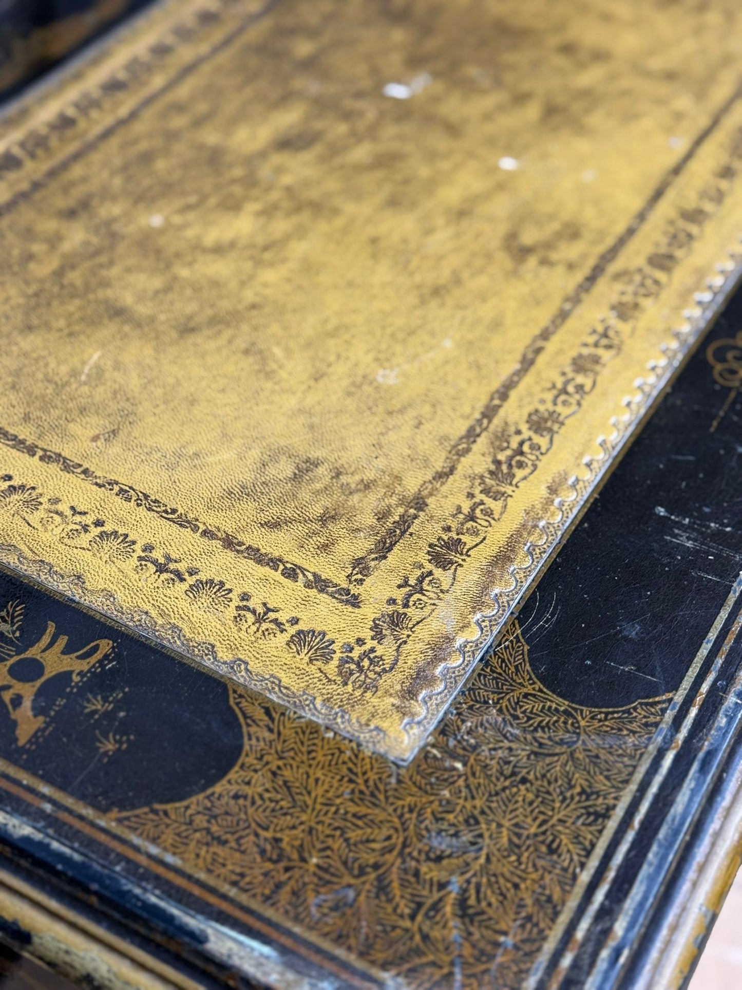 Regency Style Chinoiserie Console Table Writing Desk Hall Side Table