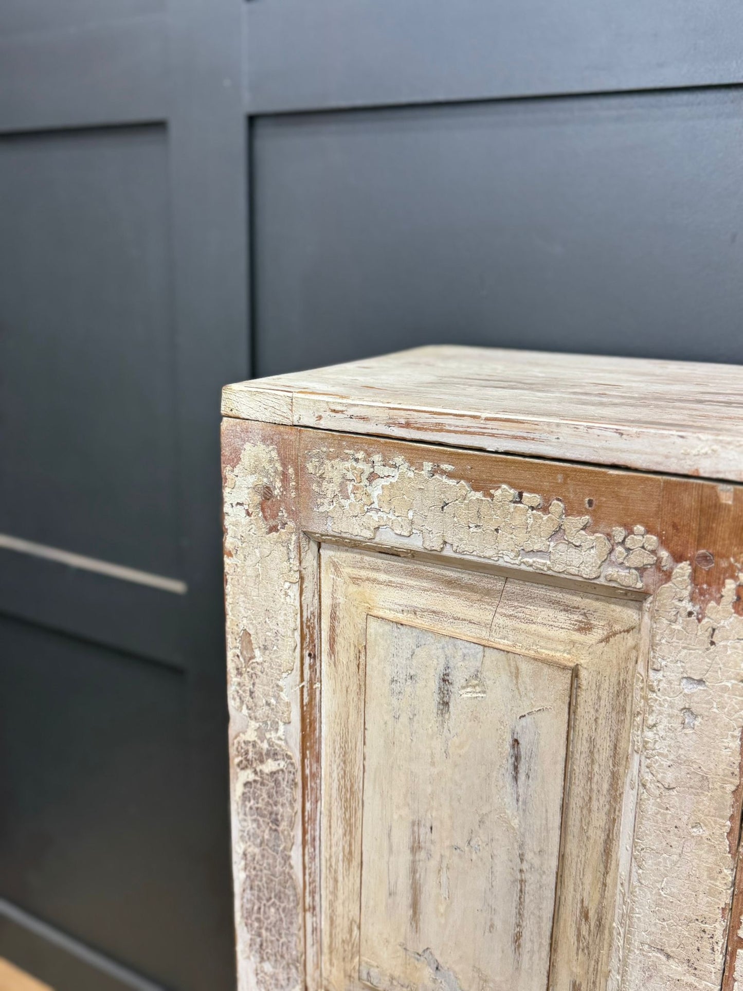 Vintage Rustic Cupboard /Reclaimed Painted Bathroom Cabinet / Kitchen Unit