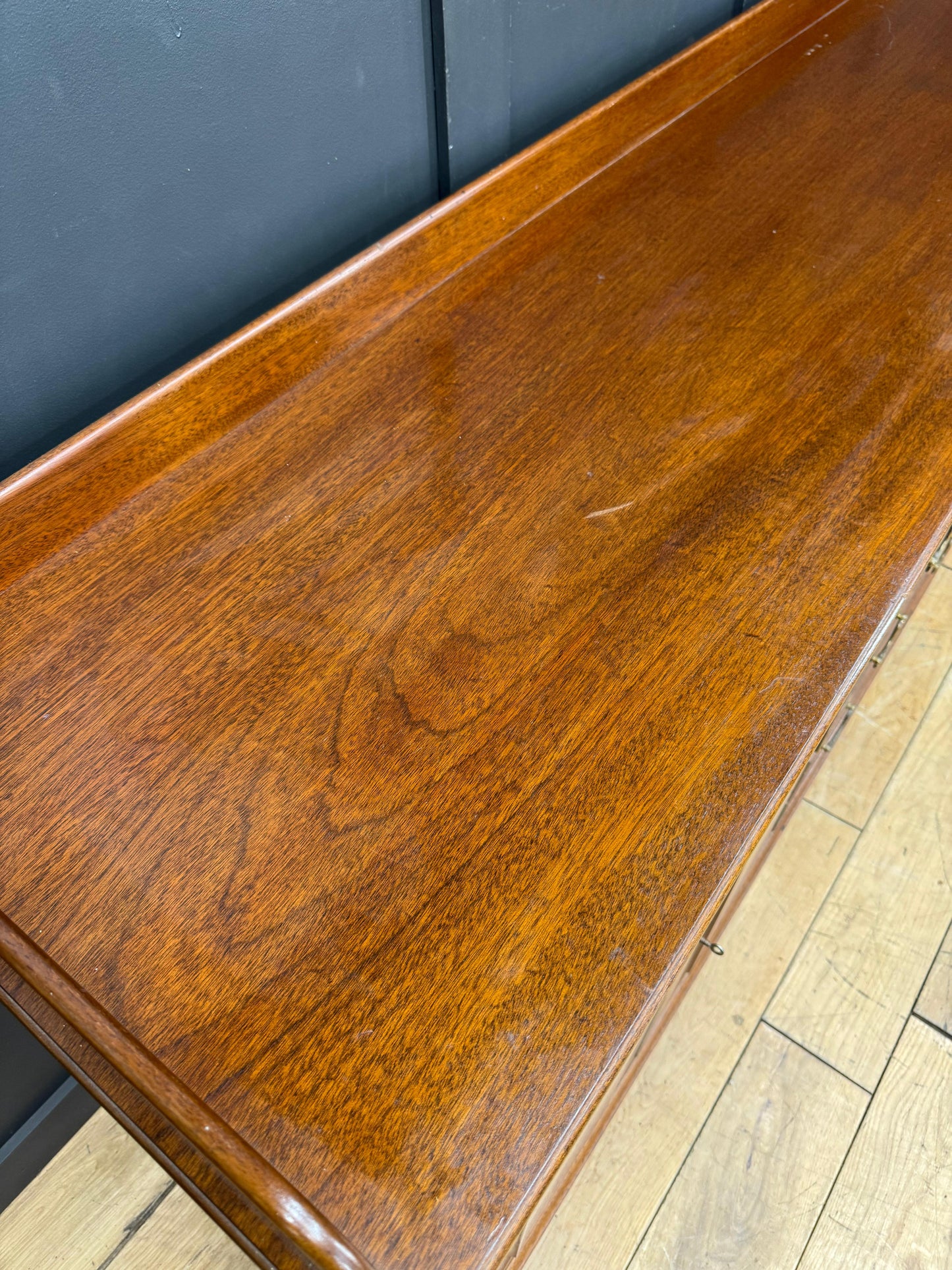 Large Vintage Solid Mahogany Sideboard Cabinet Cupboard /Roger Bacon Collection