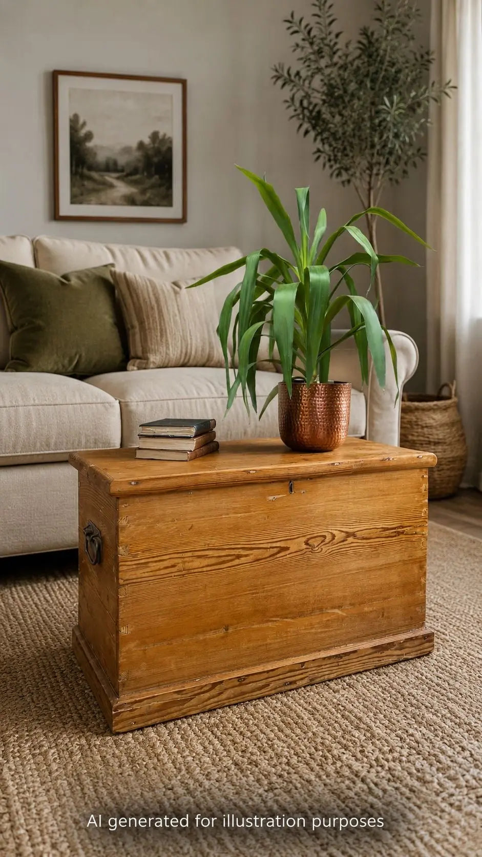 Antique Old Pine Storage Chest Blanket Box Coffee Table Trunk Bedroom Storage RUSTIC WAREHOUSE NORFOLK