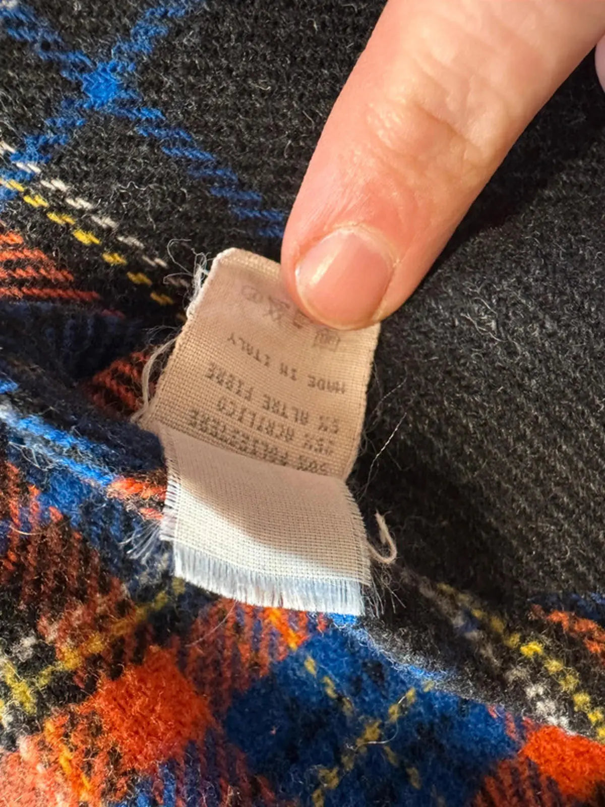 Rare Fila flannel shirt from the 90s . Made in Italy. Mens large Fila