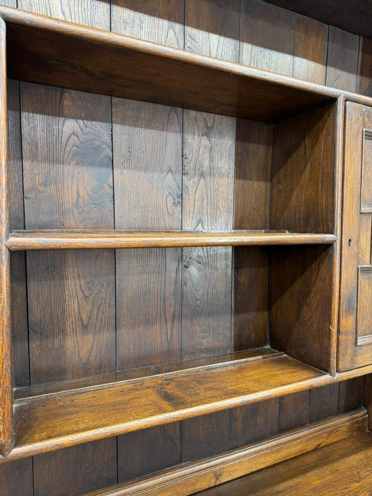 Vintage Oak Welsh Dresser / Large Kitchen Cupboard / Titchmarsh & Goodwin