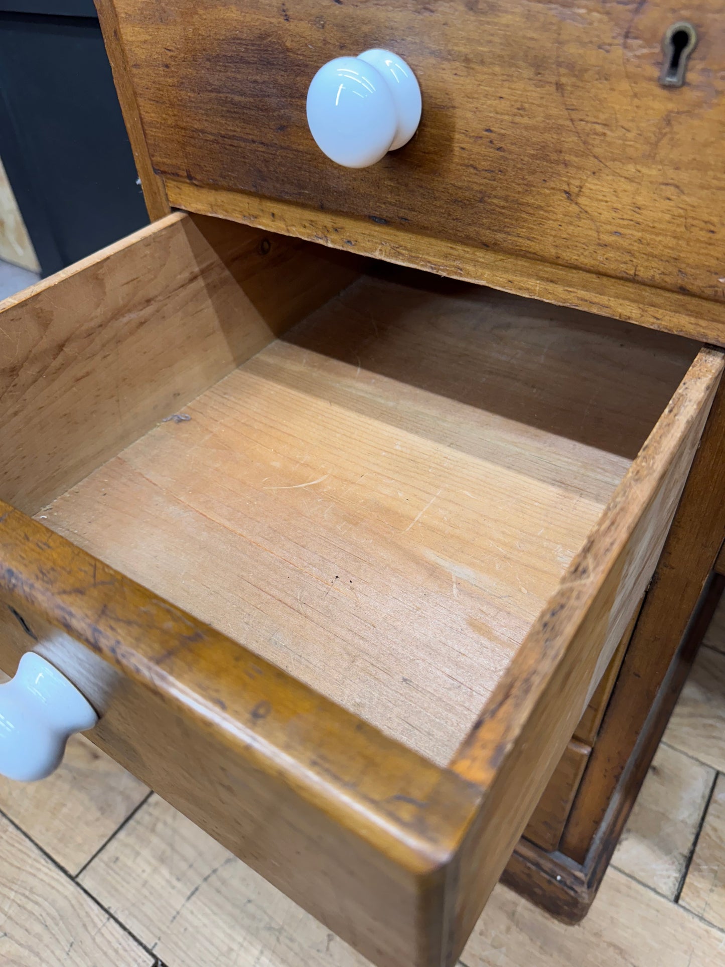 Antique Mahogany Desk / Office Desk / Antique Dressing Table / Victorian Desk