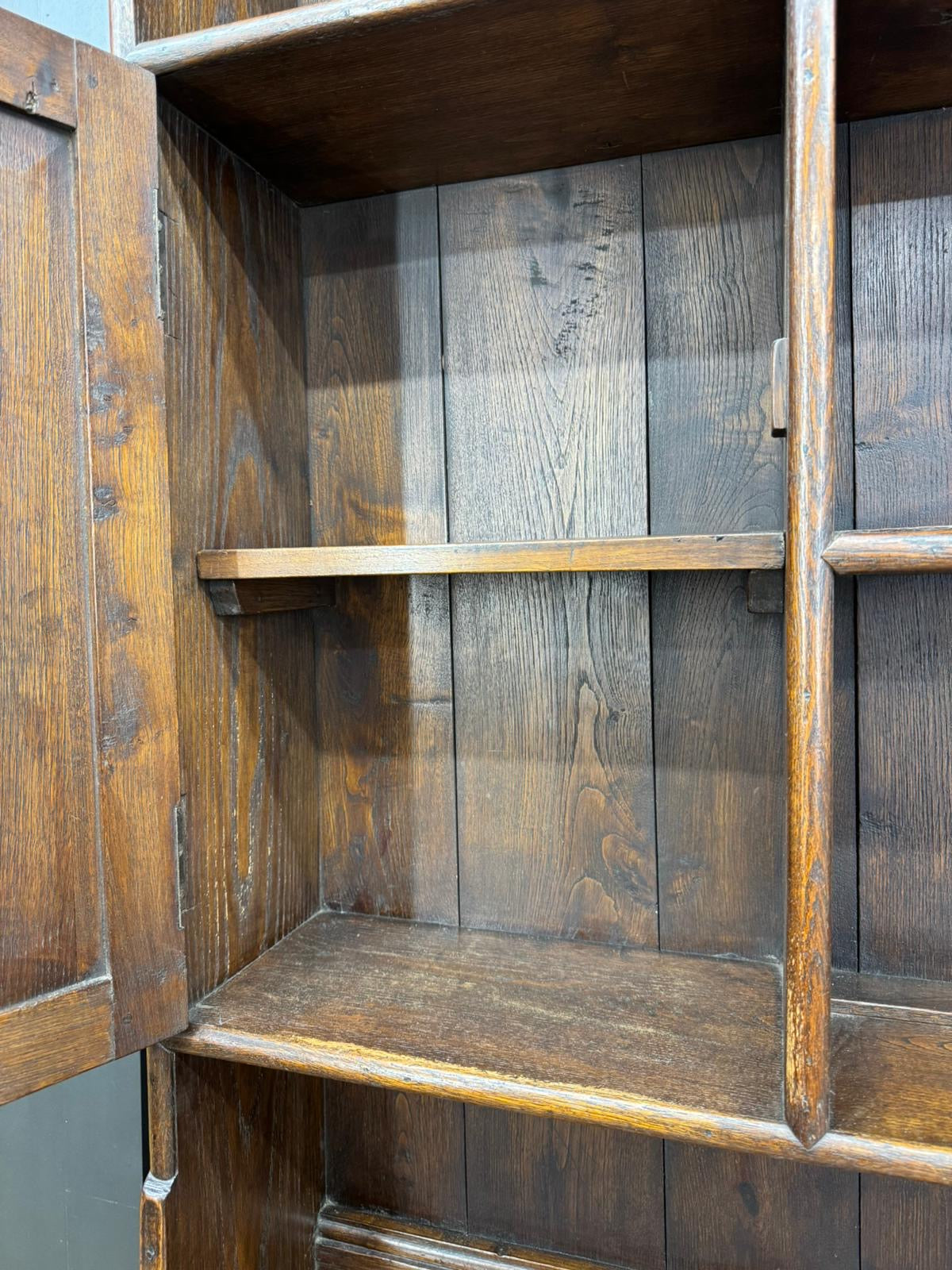 Vintage Oak Welsh Dresser / Large Kitchen Cupboard / Titchmarsh & Goodwin