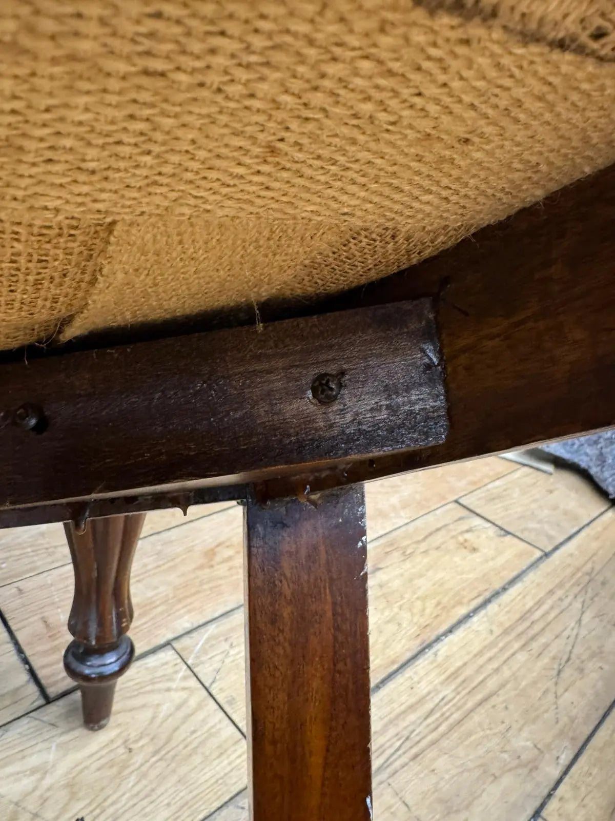 Vintage Balloon-Back Dining Chairs – Carved Backs & Upholstered Seats (4) RUSTIC WAREHOUSE NORFOLK