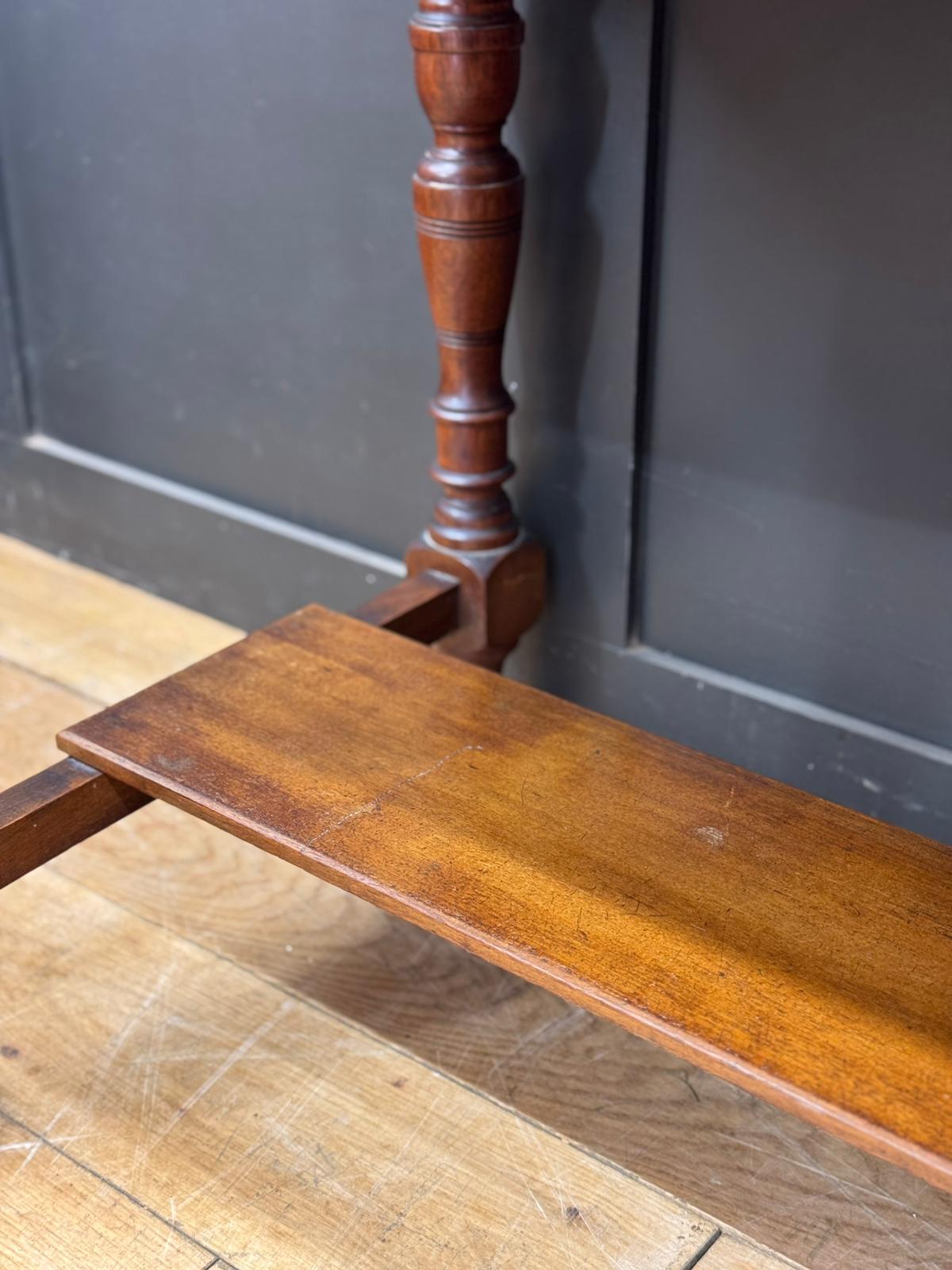 Victorian Walnut Console Side Hall Writing Desk Sofa Table 2 Drawer Antique
