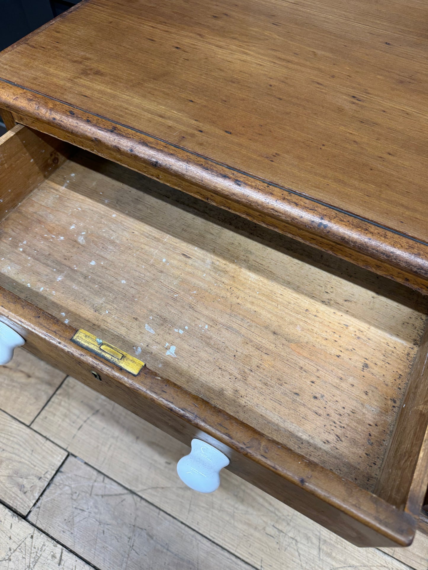 Antique Mahogany Desk / Office Desk / Antique Dressing Table / Victorian Desk