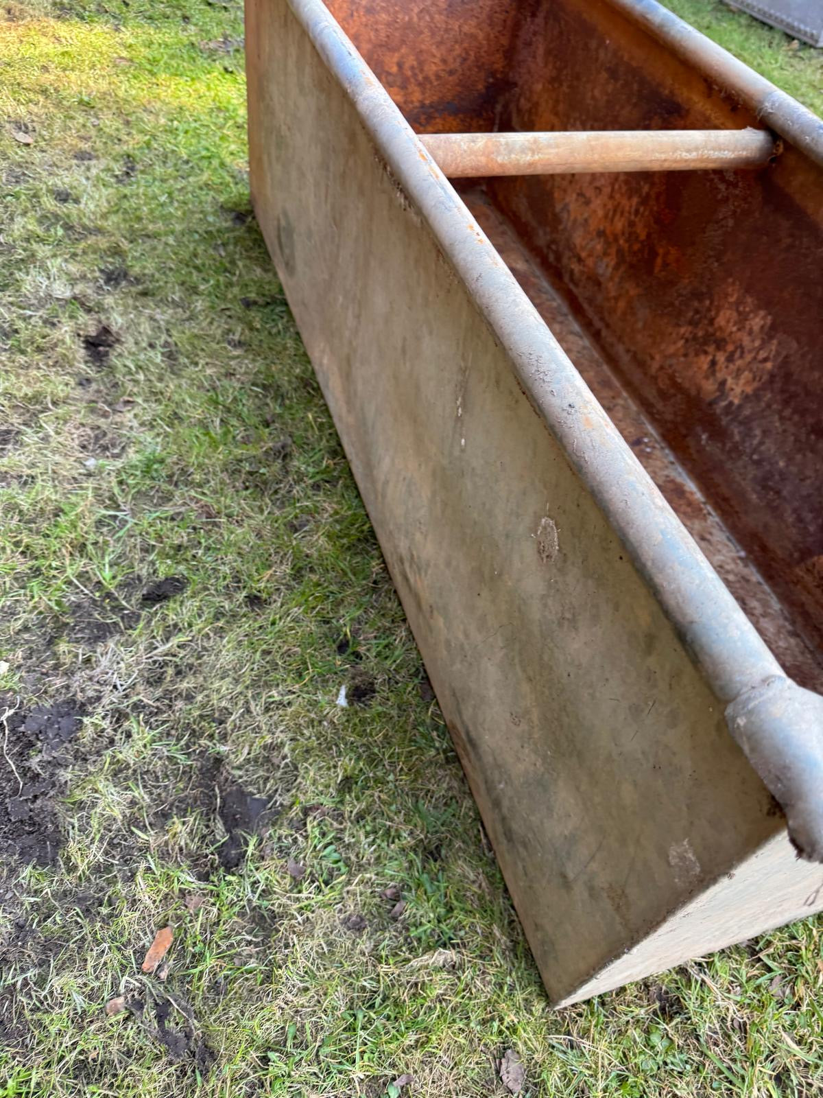 Reclaimed Galvanised Trough Planter / Raised Bed Plant Tree Shrub Herb Pot BB