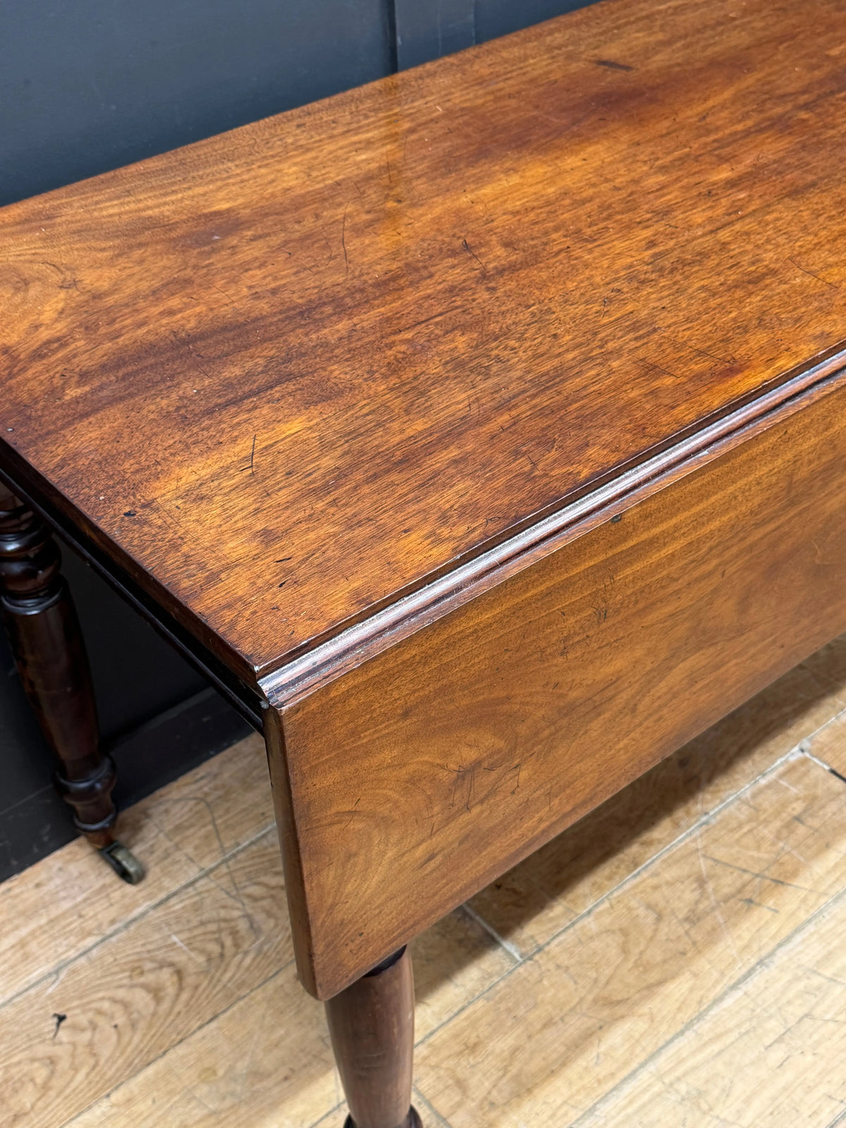 Victorian Mahogany Drop Leaf Supper Table Kitchen Dining Console Sideboard Table RUSTIC WAREHOUSE NORFOLK