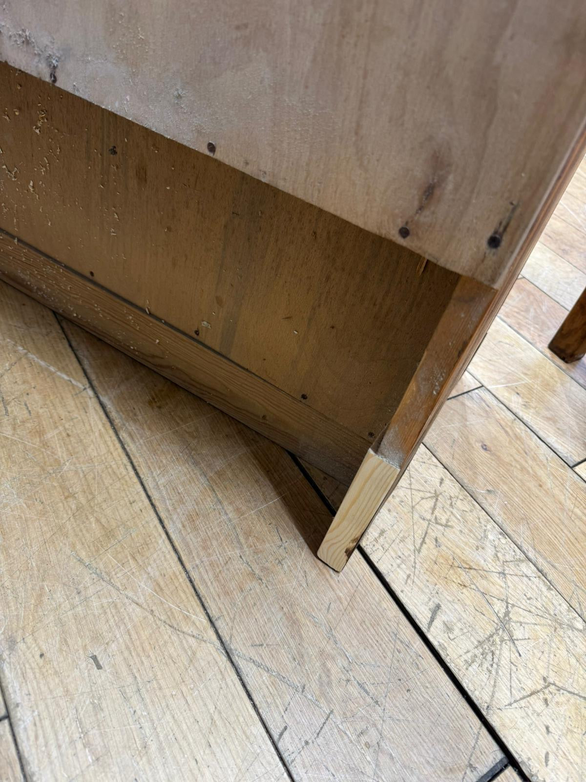 Vintage School Science Cupboard Iroko Top Industrial Mid Century Sideboard