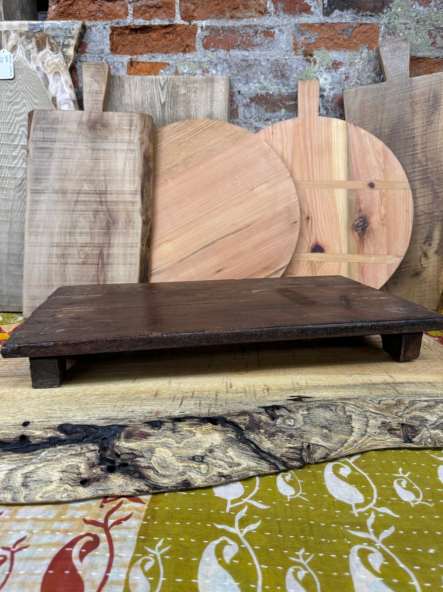 Wooden Pata Board Platter / Fruit Bread Antipasti Pizza Board Tray / Display E