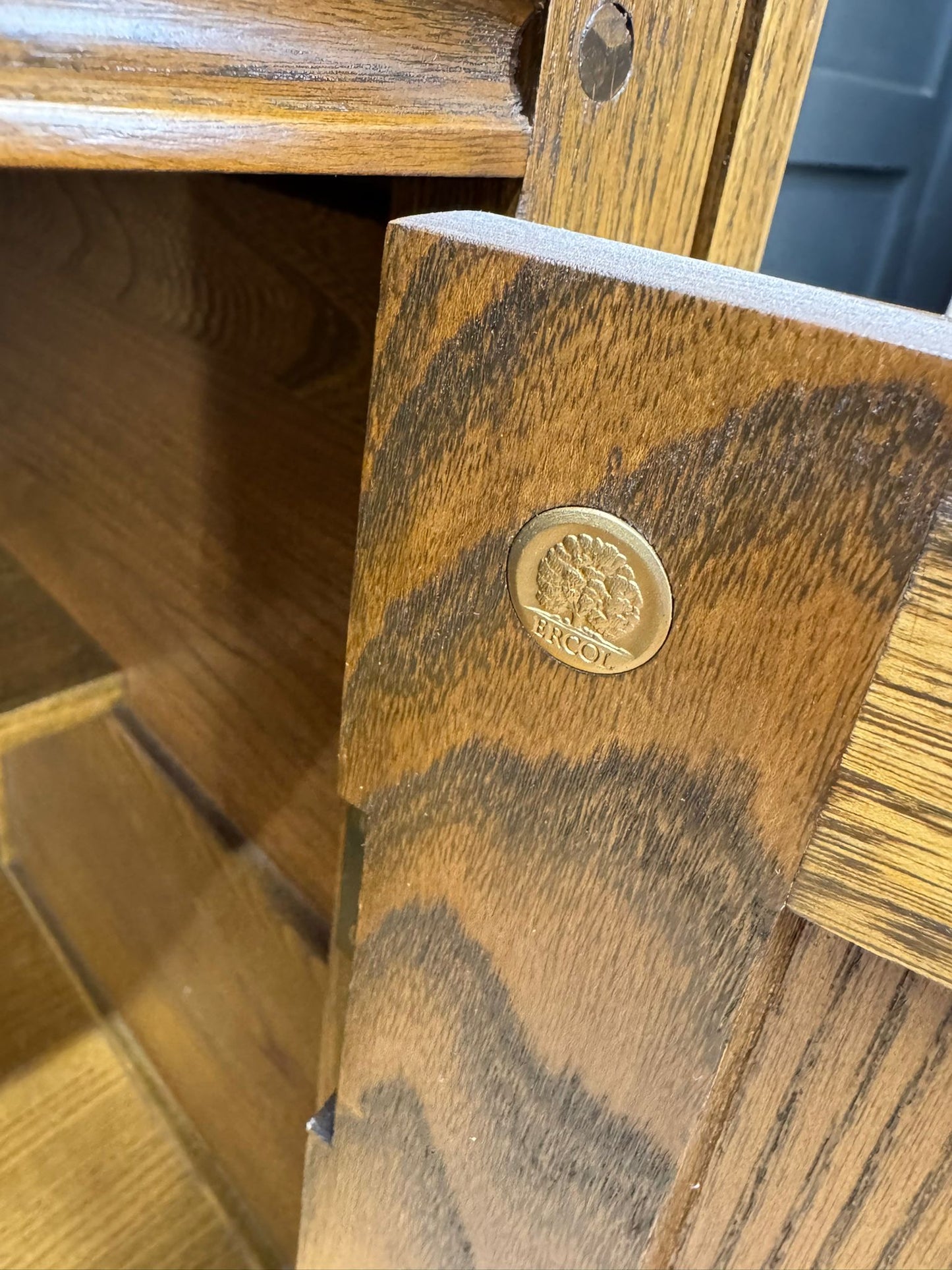Vintage Ercol Dresser/ Elm Cabinet / Welsh Dresser /Cocktail Display Cupboard