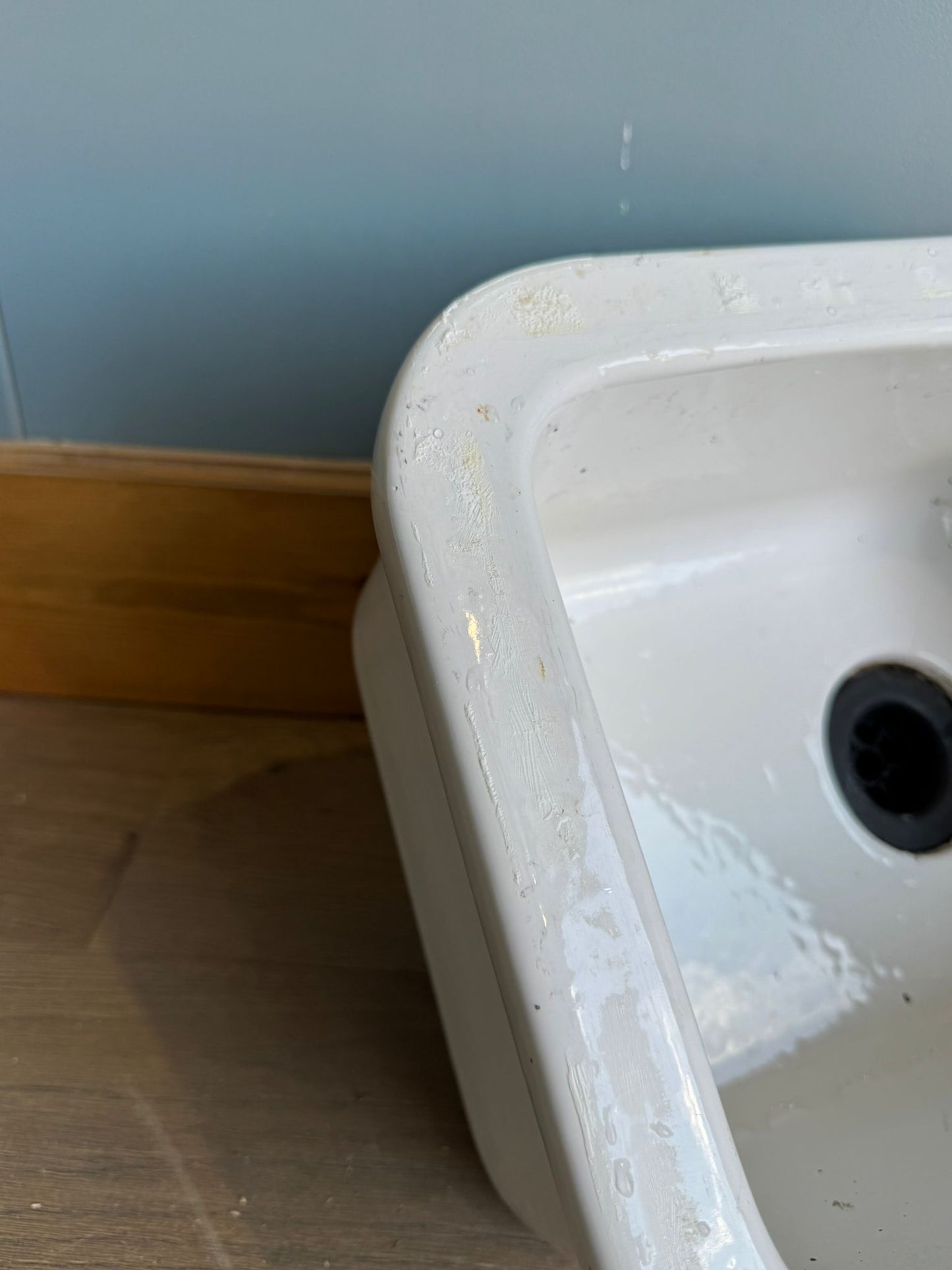 Vintage Twyfords Rectangular Sink – Reclaimed Ceramic Basin 34cm Utility/Lab