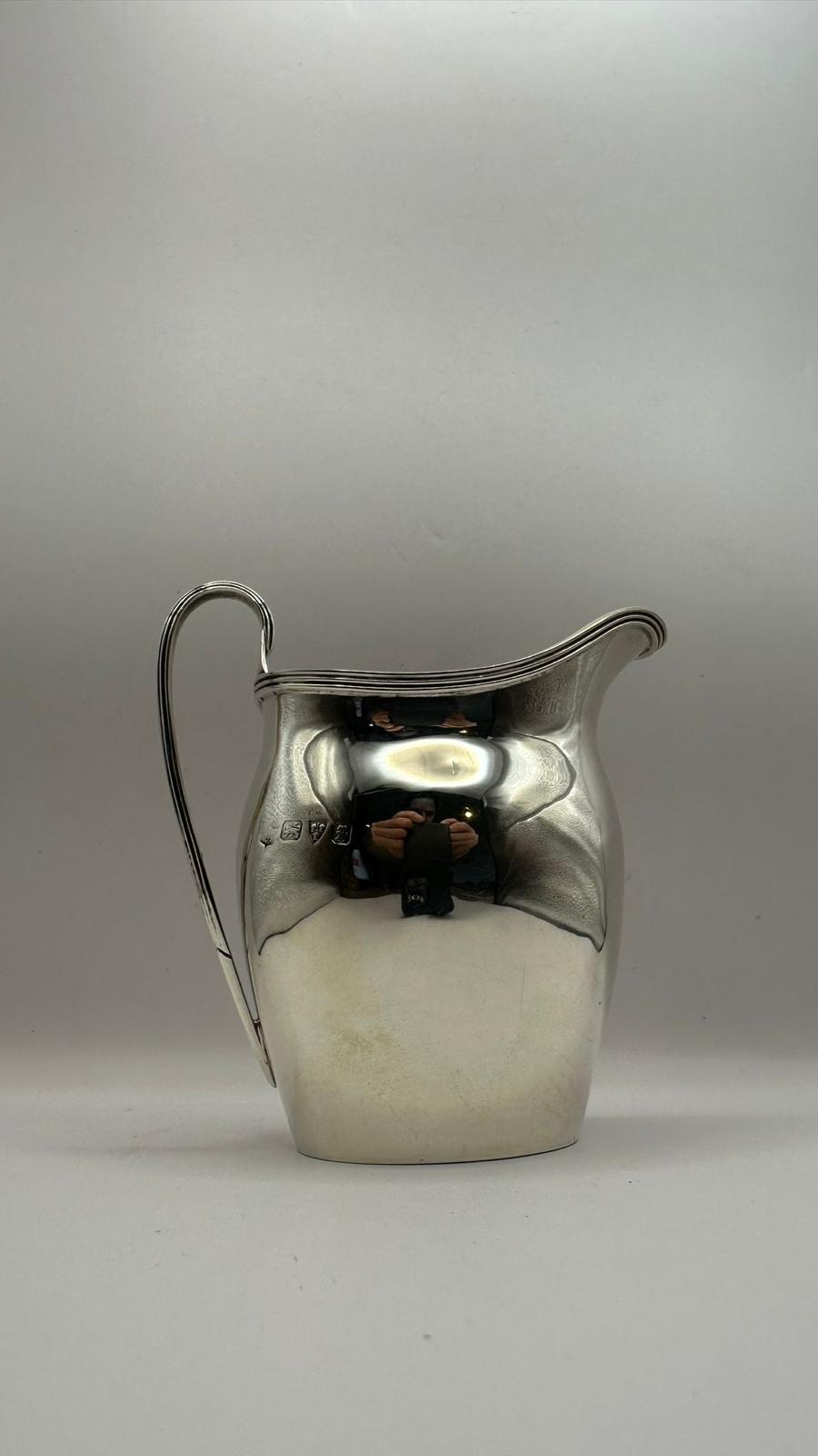 Antique Silver Cream Jug / Collectible Silver / Chester 1934 / Ornament