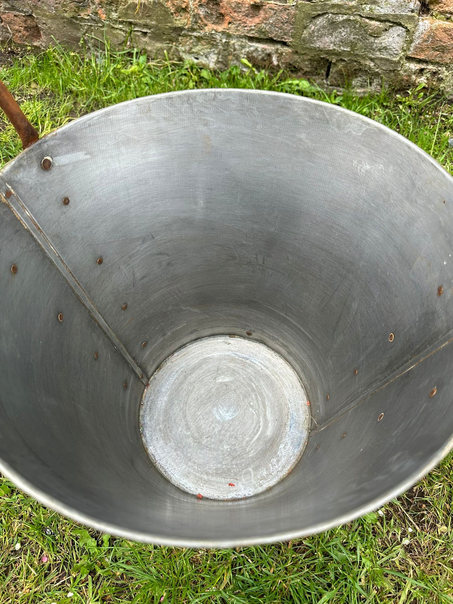 Galvanised Planter / Plant Pot / Shrub Tree Planter / Garden Patio Olive Pot