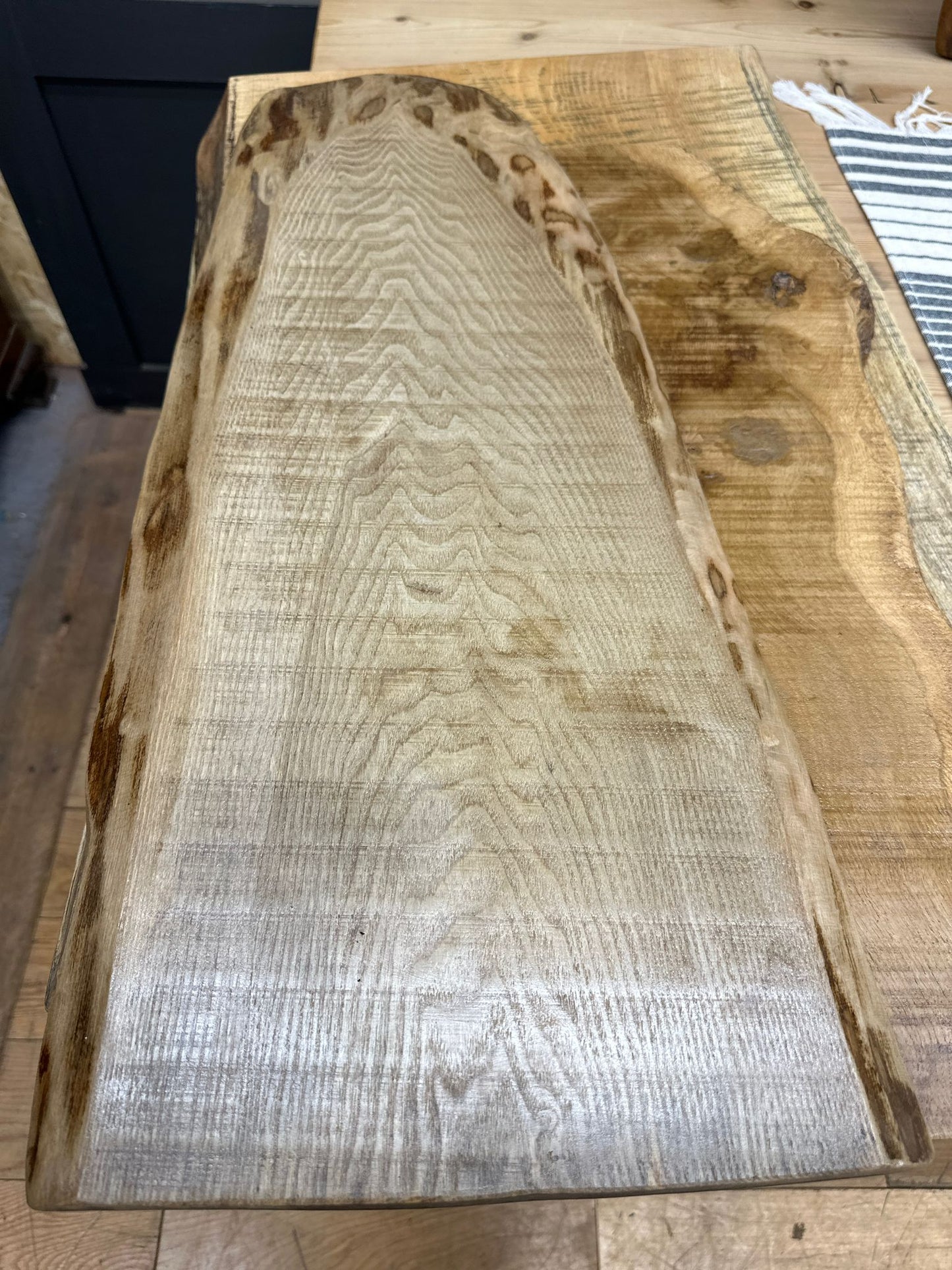 Wooden Chopping Board / Ash Wood/ Antipasti Cheese Sharing Platter / Live Edge