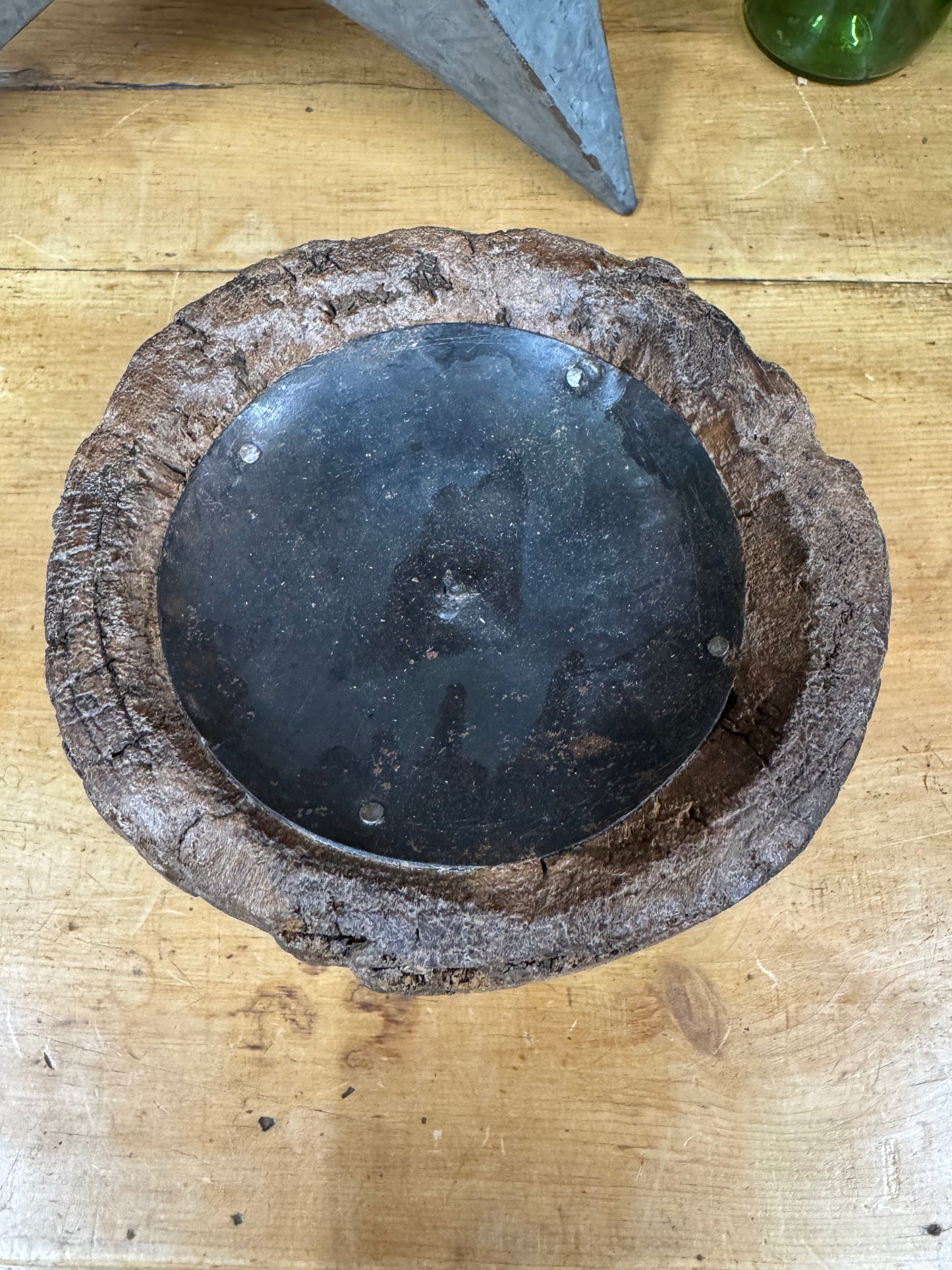 Rustic Wooden Candle Holder / Church Candle Holder / Reclaimed Farmhouse Decor (L)