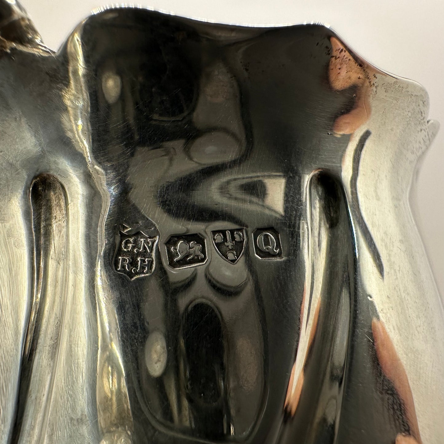 Antique Silver Cream Jug / Collectible Silver / Nathan Hayes 1899 / Ornament