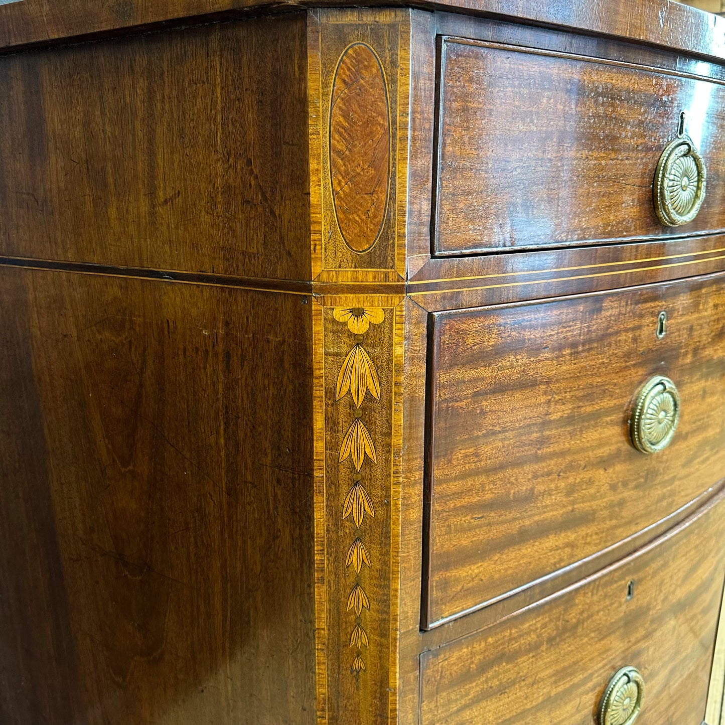 Antique Mahogany Sideboard / Cocktail Cabinet / Buffet Server / 19thC