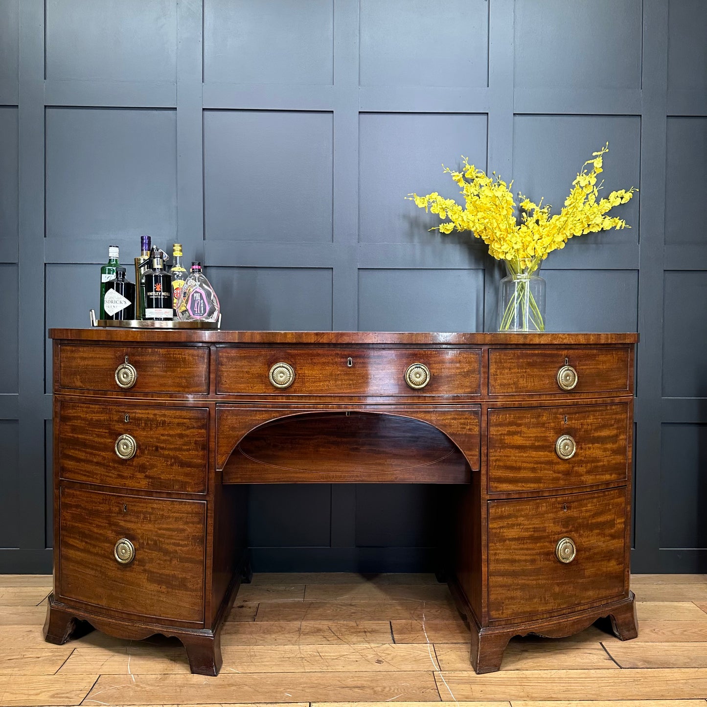 Antique Mahogany Sideboard / Cocktail Cabinet / Buffet Server / 19thC
