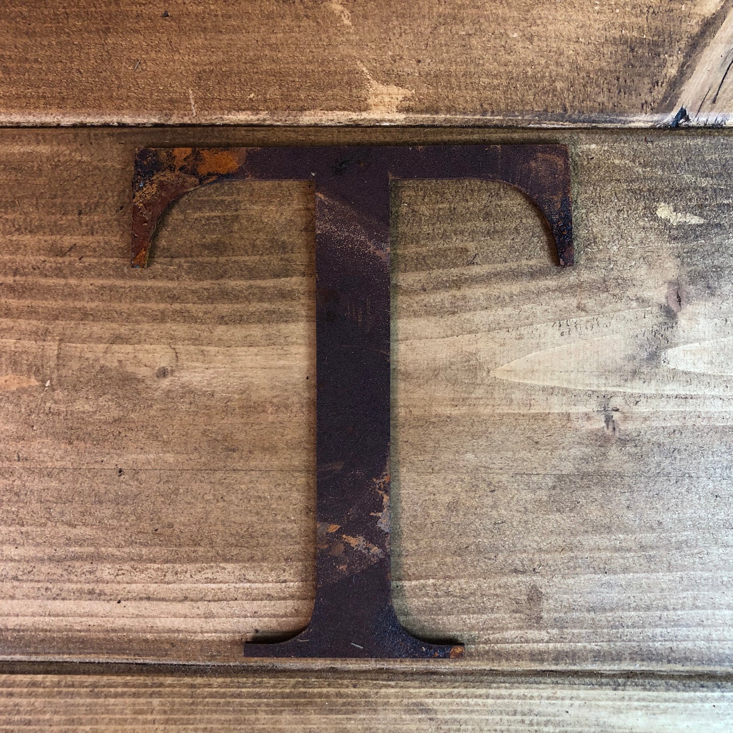 5" Classic Font Rusty Metal Alphabet Letters A-Z 0-9