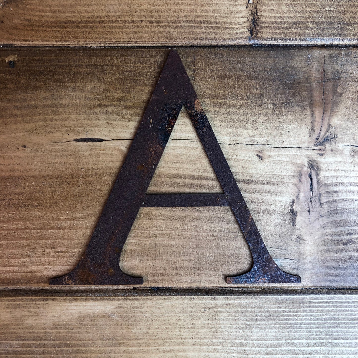 5" Classic Font Rusty Metal Alphabet Letters A-Z 0-9