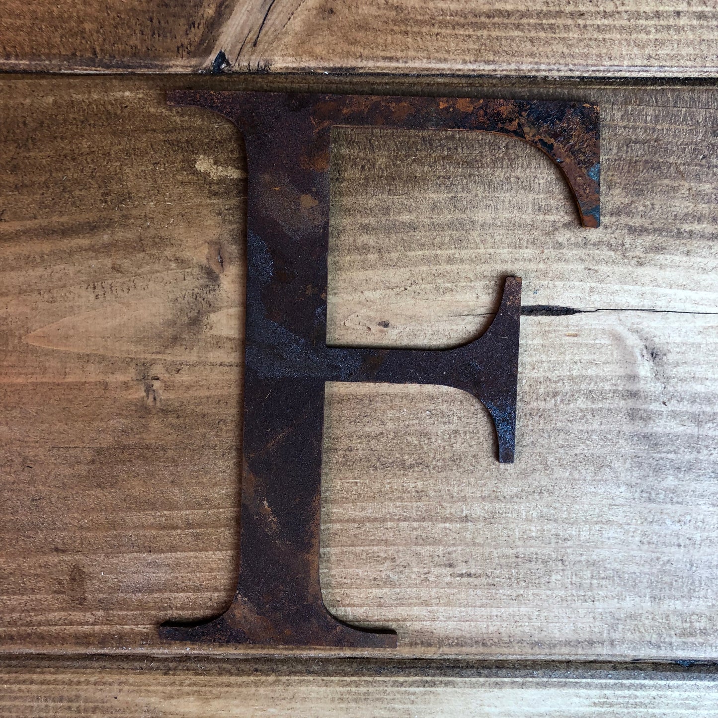 5" Classic Font Rusty Metal Alphabet Letters A-Z 0-9