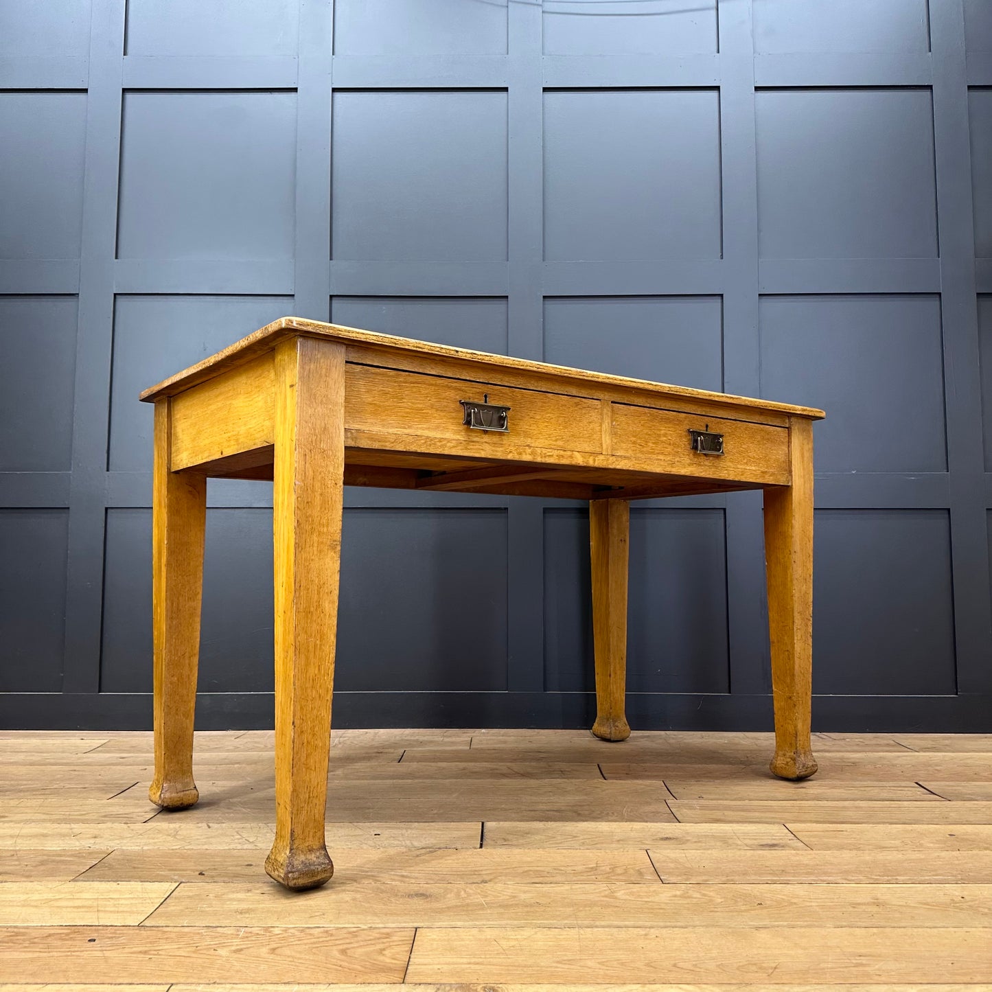 Antique Oak Desk / Large Office Desk / Oak Desk / Office Furniture