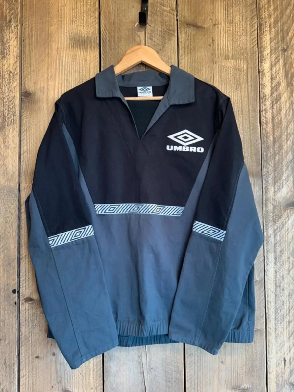 Classic Umbro Drill Tracksuit Top Jumper Sweater Medium #353
