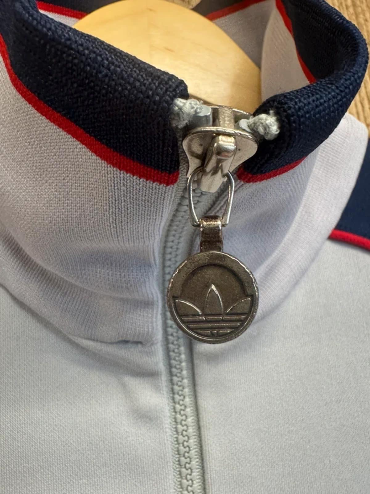 Vintage 1970s Adidas Trefoil Track Jacket West Germany Descente Size M Rare