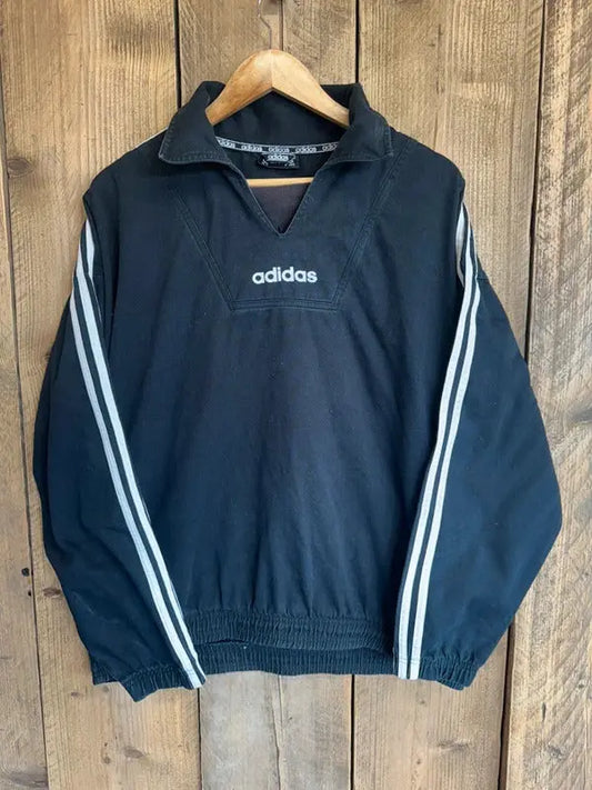 Vintage 90s Adidas Drill Top Tracksuit Jumper Sweatshirt XL Festival Oasis #415