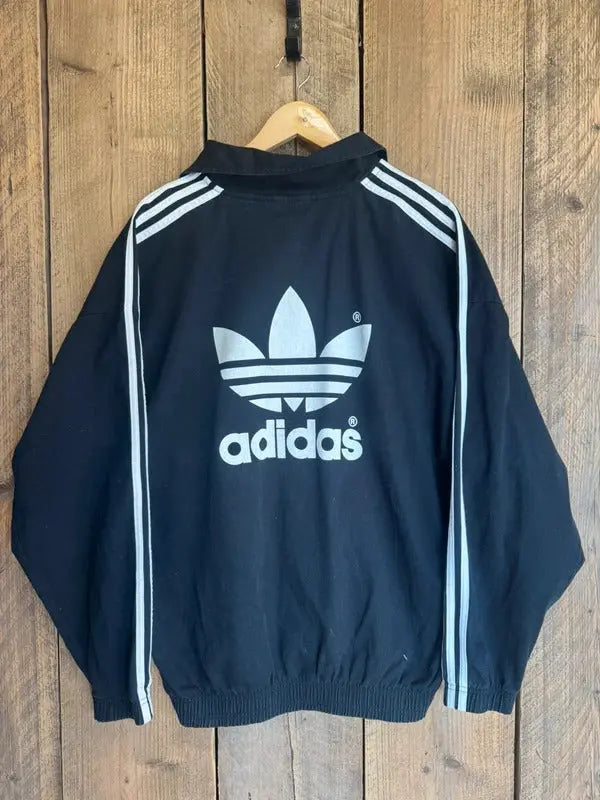 Vintage 1990s Adidas Drill Top XL Britpop Indie Oasis #600