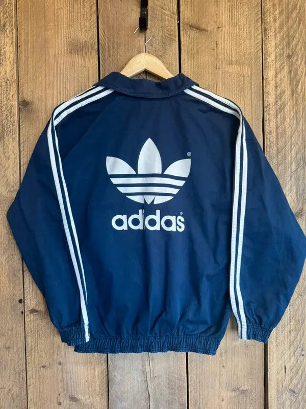 Vintage 90s Adidas Drill Top Tracksuit Jumper Sweatshirt Medium #401