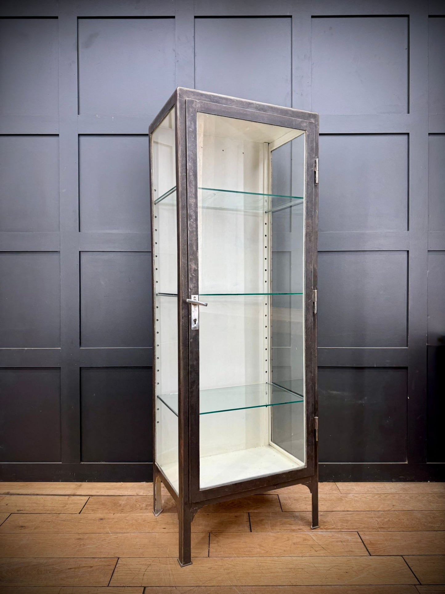 Industrial Medical Display Cabinet – Shop Display / Apothecary Bathroom Kitchen