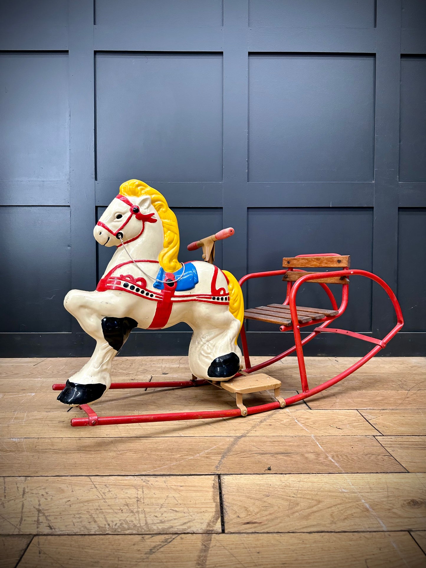 Vintage Childs Rocking Horse / Mid Century / Retro Childs Toy / Collectible