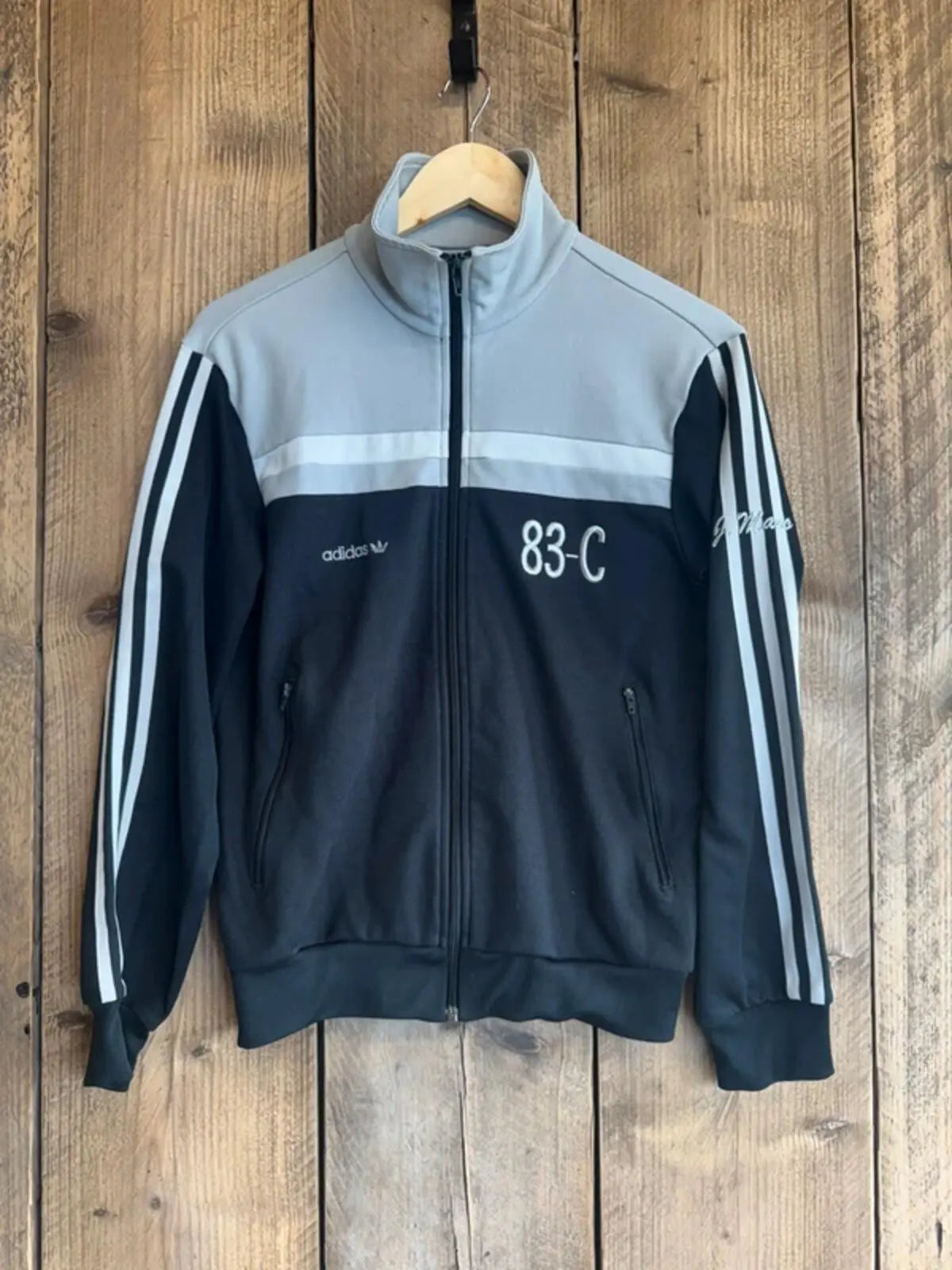 Vintage Adidas Originals 83-C J.Mano tracksuit Top Mens Small , Womens 8/10 #357